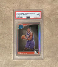 2018 DeAndre Ayton Panini Donruss Optic Holo Phoenix Suns Graded PSA 9 MINT