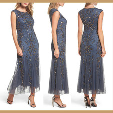 NEW Pisarro Nights Embellished Mermaid Gown SZ 12 US  E805