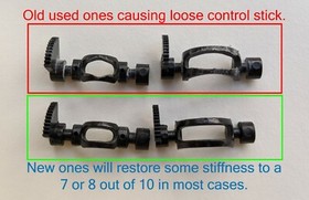 2 sets! Nintendo 64 Joystick Gears for X/Y Axis Controller Repair Parts n64gears