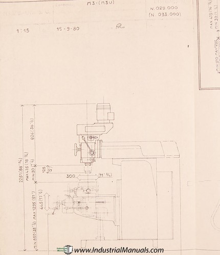 Rambaudi MP3, Milling Installation and Operations Manual Year (1980) - Picture 3 of 3