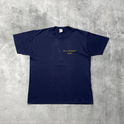 Vintage 80s Apollo Computer Corporative Promo by Sportswear Geek T Shirt Blue L
