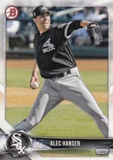 Lot of (100) 2018 Bowman Draft ALEC HANSEN Rookie Card #BD-146 White Sox