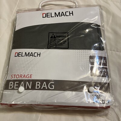 Delmach Bean Bag Stuffed Cover Animal Storage No Filler Extra Large Microsuede