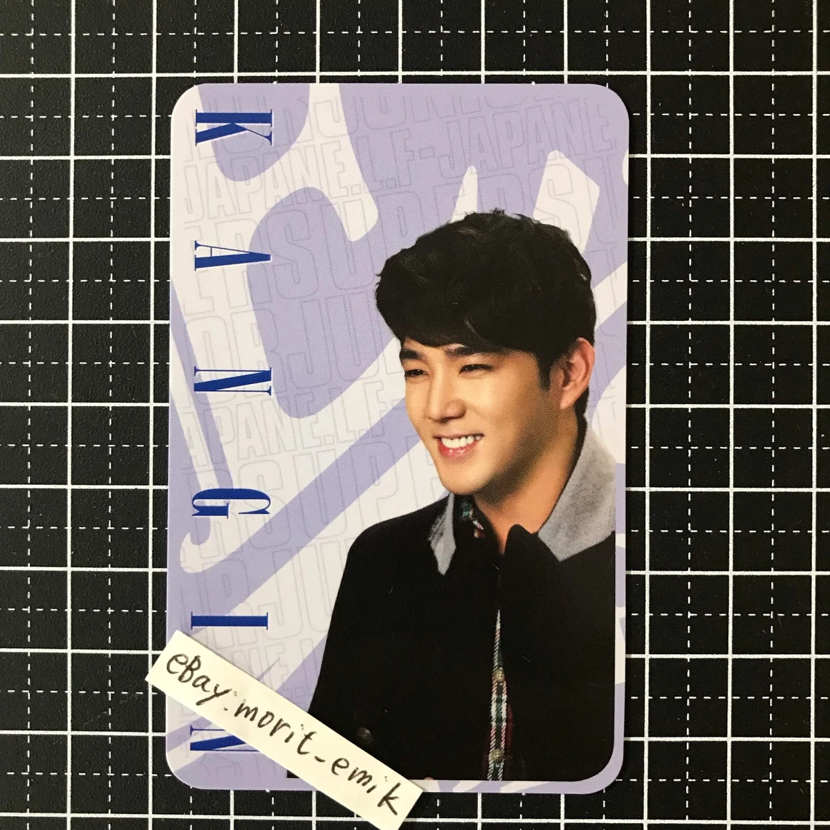 SUPER JUNIOR KANGIN ELF JAPAN official EXCLUSIVE photo card FC PC RARE