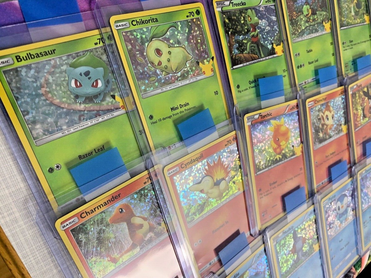 Complete Holo Set 25th Anniversary Pokemon McDonalds Promo - Foil
