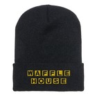 Waffle House Cuffed Beanie Cuff Men's Lady Dad Mom Winter Black Ski Cap