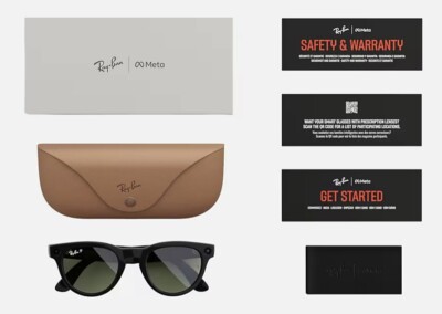 RAY-BAN Meta AI GEN2 HEADLINER Smart Sunglasses Shiny Black