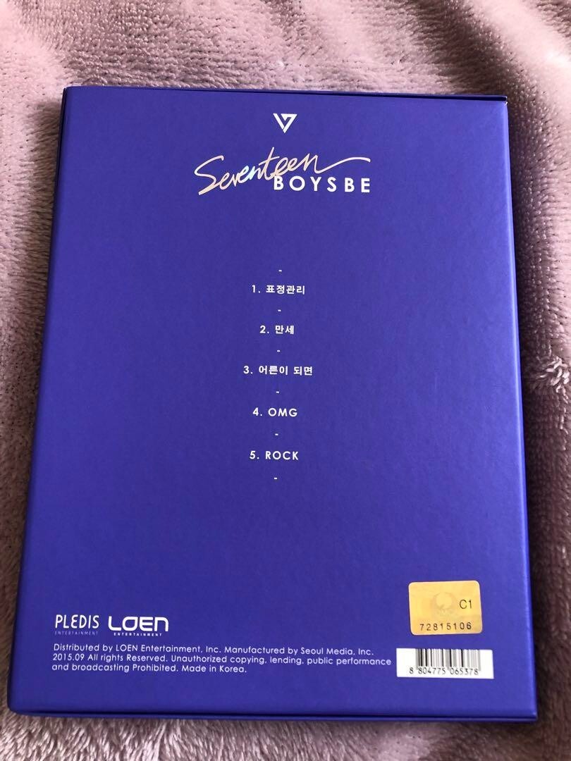 Seventeen Jun autographed signed Photocard 2015 Tower Records No