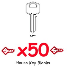 Silca Gainsborough House Key Blanks TE2 x50 BULKLOT - UNCUT - BRAND NEW !