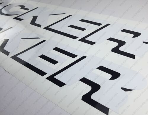 BASS TRACKER BOAT LETTERING DECALS 2 40" LONG - Picture 3 of 6