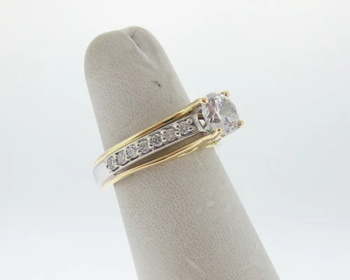 Finelli Design Jewelry Genuine Diamonds Solid 14k Gold  Engagement Semi-Mount Ri - Image 2 of 4