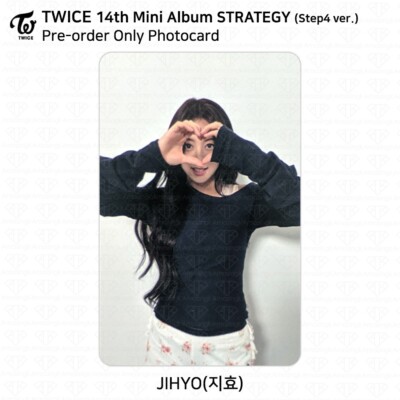 TWICE 14th Mini Album STRATEGY Step1,2,3,4 Photocard Postcard