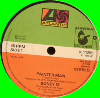 Boney M. - Painter Man (7'', Single, Sol)