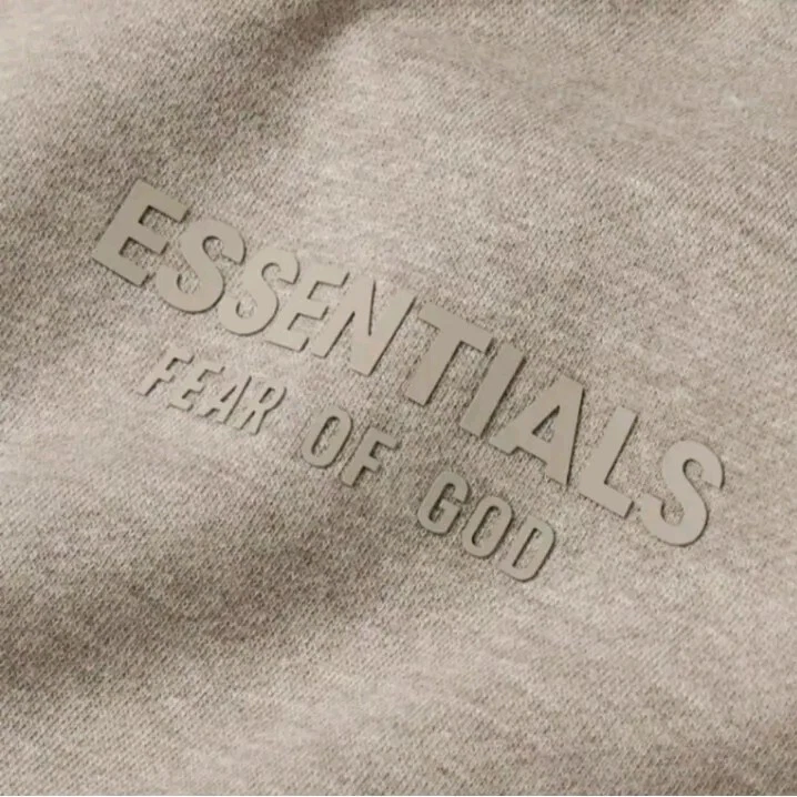 FEAR OF GOD Maglietta in jersey misto cotone applicato logo PAURA DI DIO ESSENTIALS KIDS anni 8 grigio