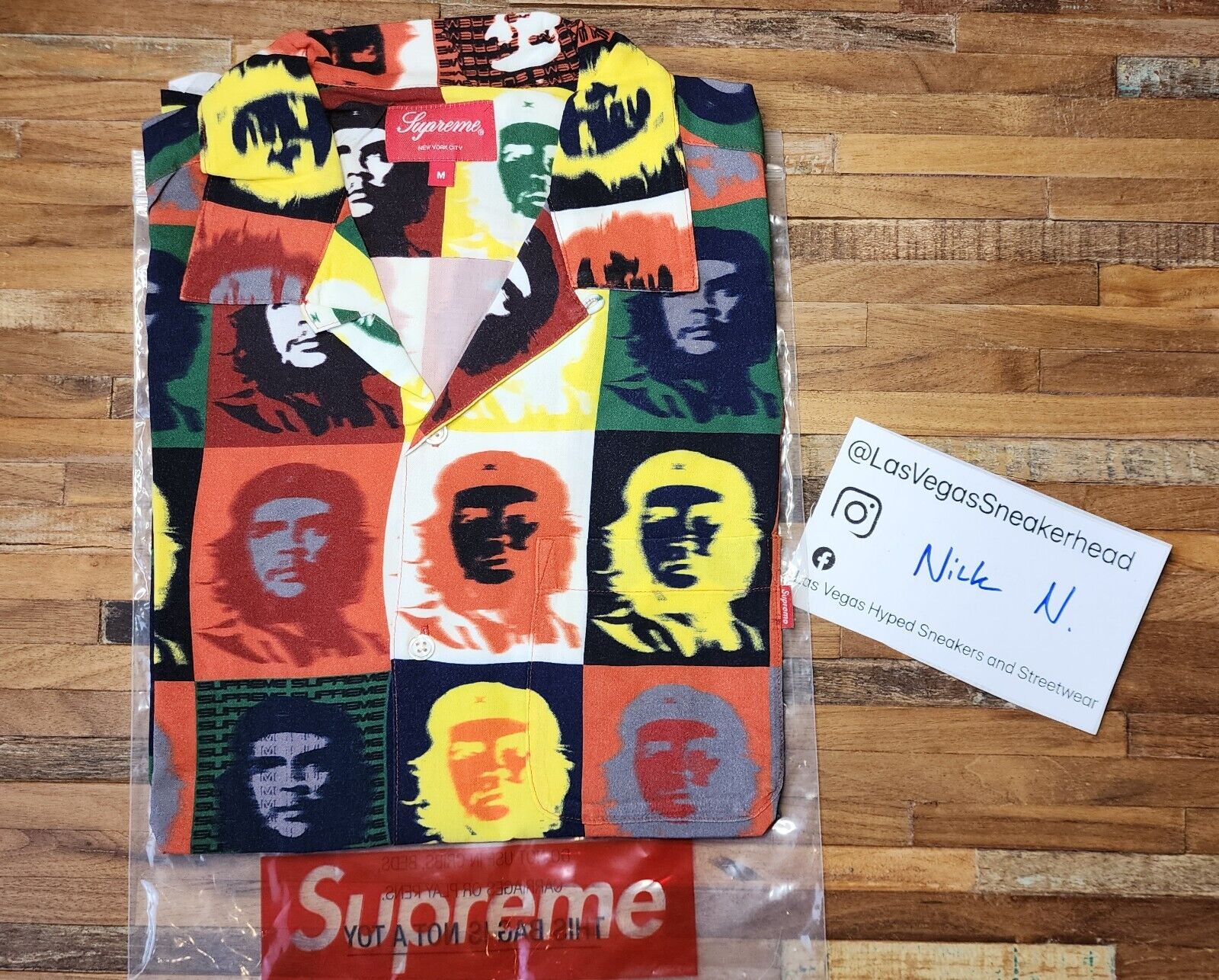 SUPREME　20SS チェゲバラ レーヨンシャツ Che Guevara Rayon Shirt【値下げ】