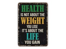 Health Is Not About The Weight You Lose But About The Life You Gain Vintage Styl