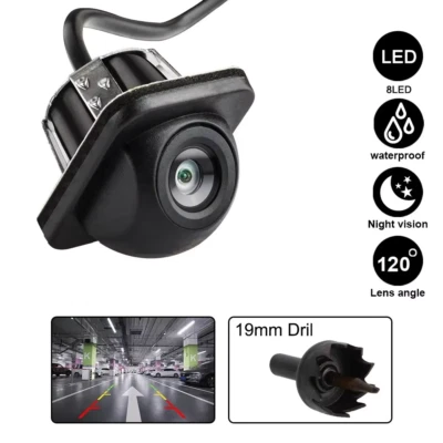 ✅ Caméra De Recul Vue Marche Arrière Voiture Aide Au Stationnement Etanche Auto - Photo 1/4