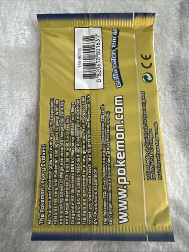 Pokémon XY Evolutions Booster Pack 3-Card Mini Pack 4 Art Set New Sealed - Picture 4 of 14