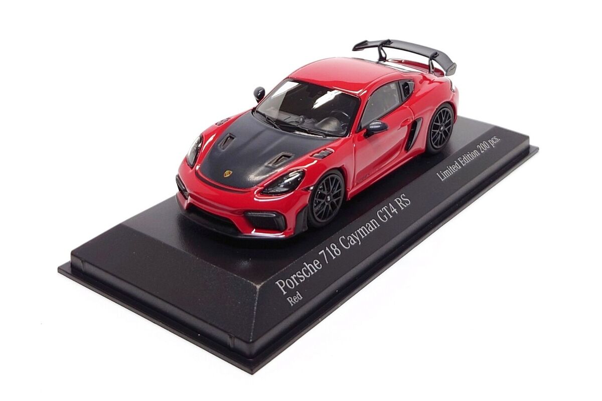 Minichamps 1:43 Porsche 718 Cayman GT4 RS (982) in Guards Minichamps 1:43 Porsche 718 Cayman GT4 RS (982) in Guards