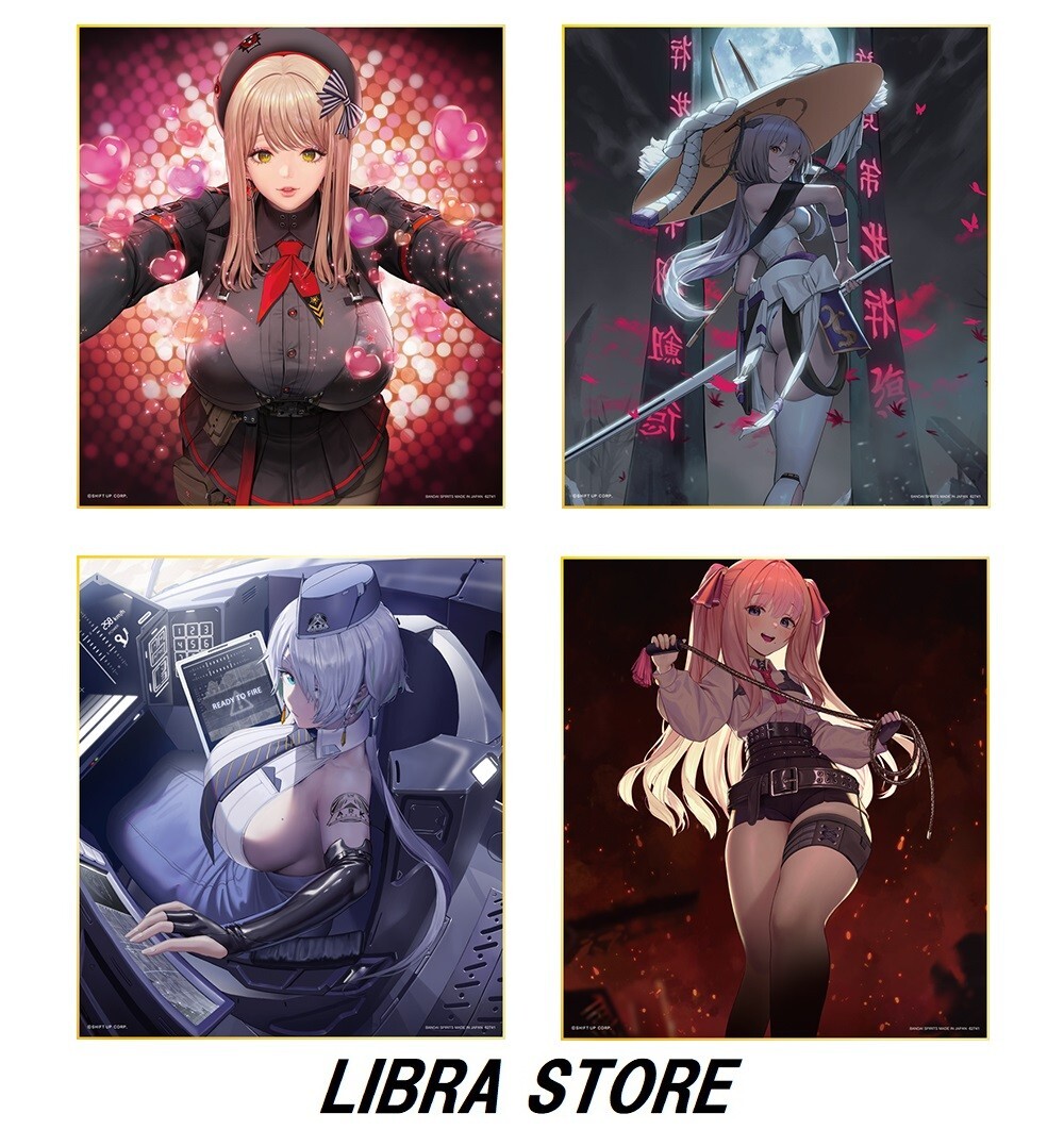 GODDESS OF VICTORY NIKKE Kuji Shikishi Art Board Emma, Brid, Yuni