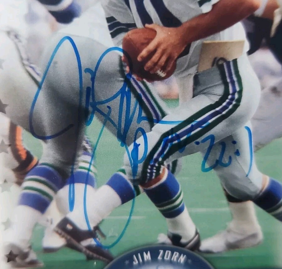PSA Slabbed 2005 UD NFL Legends Seahawks Jim Zorn Autograph Signed