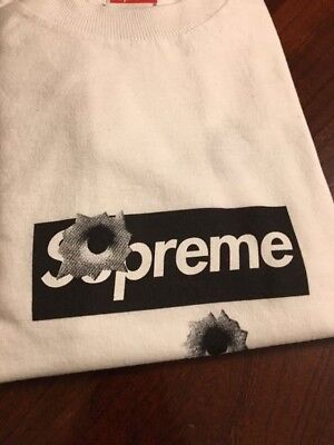 DS SUPREME FW12 Shibuya Store Opening Bullet Box Logo Tee T DS SUPREME FW12 Shibuya Store Opening Bullet Box Logo Tee T