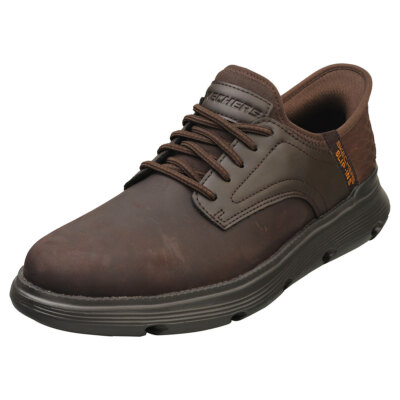 Skechers Slip-ins Garza Hombres Chocolate Zapatos Casual