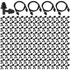 100 Pairs Corded Silicone Ear Plugs, 29db Noise Reduction