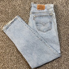 Vintage Levi's 540 Men's 34x30 Jeans USA Made Relaxed Fit Light Wash Denim 00s