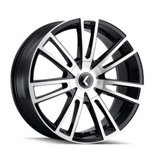 Kraze Spectra 183 Gloss Black Machined 22x8.5 5-1105-127 38mm 72.62mm