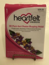 Heartfelt Creations Shaping Mold-3D Purr-feet Posies