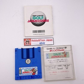 Nintendo Famicom Disk System MARIO GOLF JAPAN COURSE NES 1987 Tested ＆ Work...