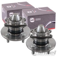 2X A.B.S. Radnabe Hinten Passend FüR Hyundai Accent Getz I10 KIA Picanto RIO | 2