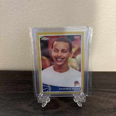 REPRINT 2009-10 Topps - Chrome Stephen Curry #101 Gold Refractor /50 (RC)