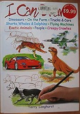 I Can Draw... Dinosaurs, On the Farm, Trucks  Cars, Sharks, Whal