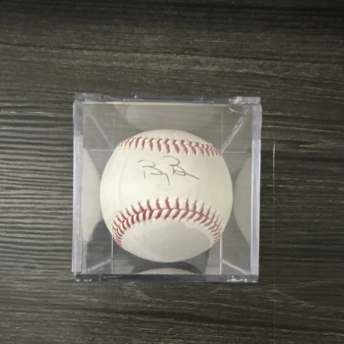 Barry Bonds Official MLB Signed Baseball Autographed in Display Case