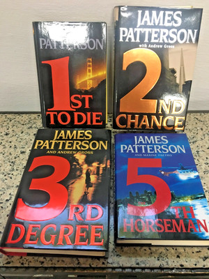4 James Patterson Hardcover Books