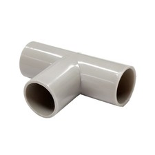 2 Pezzi Manicotto Giunto Raccordo Forma T 16mm per Tubo Rigido e Flessibile da 1