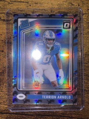 Terrion Arnold 2024 Panini Donruss Optic Team Logo RC 19/32 #290, Lions