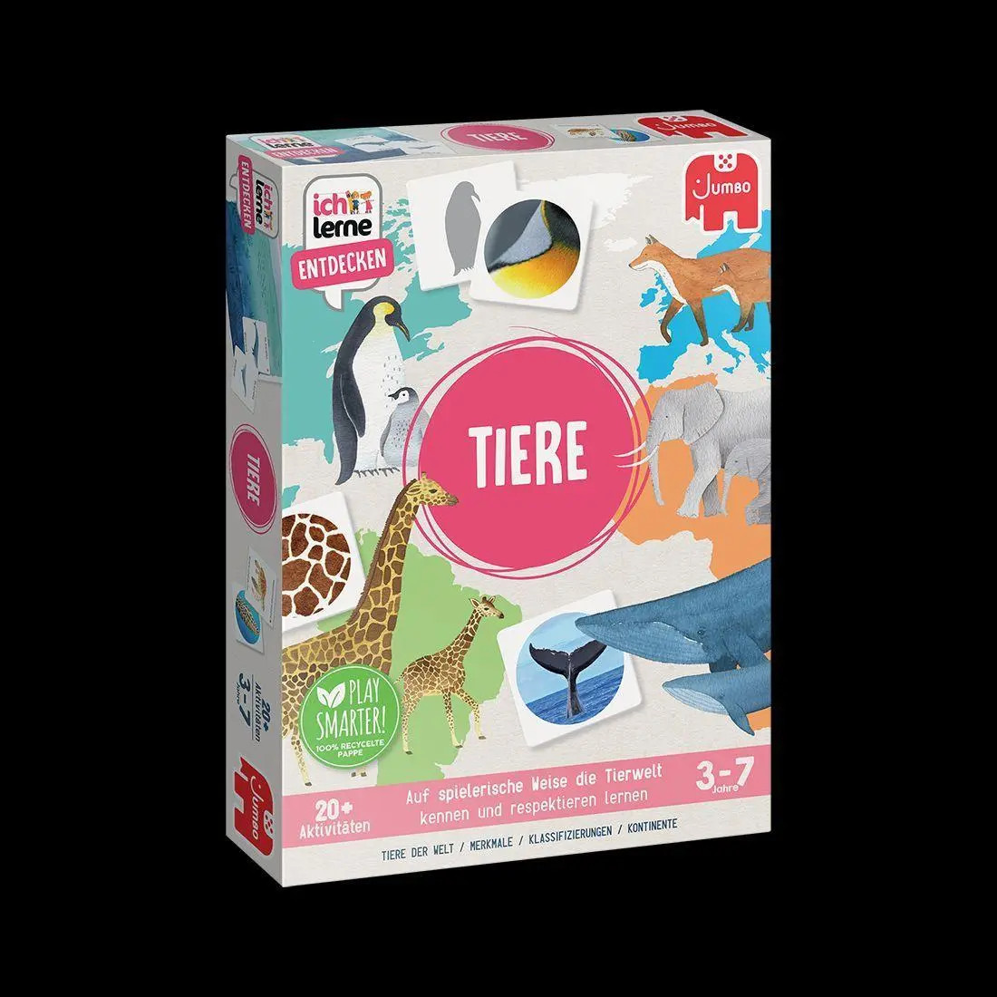 Jumbo Spiele 1110100047 Ich Lerne Entdecken - Tiere - Bild 5