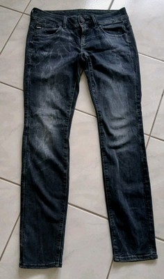 G STAR RAW Lynn Mid WMN Skinny Jeans Damen w31 x L 32 Dark Wash Stretch Denim