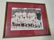 Ac Fc Torino Calcio foto Moiso autografi originali Formazione 1962/63 cornice