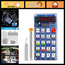 DIY Soldering Practice Kit with 7-Digit LED Display for STEM Projects - Learn to