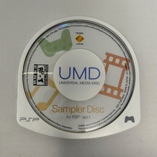 Sampler Disc UMD - Sony PSP1   Disc Only   Tested  Working - NO CASE