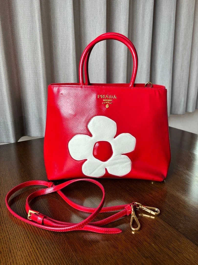 PRADA Flower Bags & Handbags for Women for sale | eBay