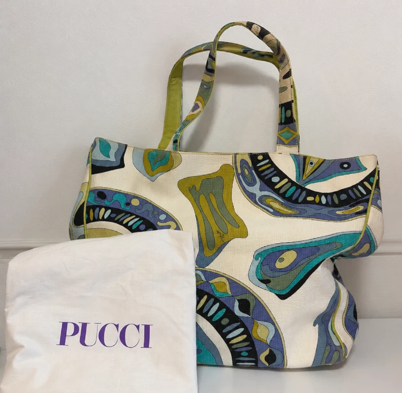 Emilio Pucci Tote Canvas Exterior Bags & Handbags for Women for