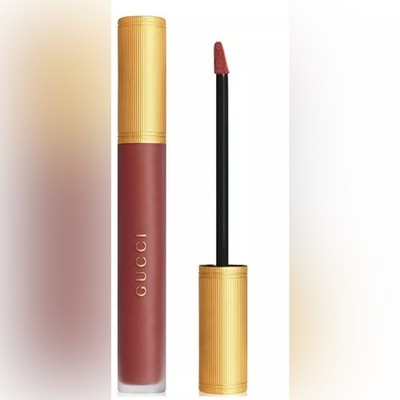 Gucci Rouge à Lèvres Transfer-Proof Matte Liquid Lipstick - Mildred Rosewood 203