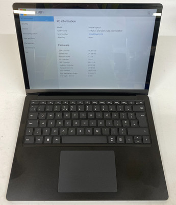 Microsoft Surface 5 13'' i7-1265U 16GB RAM 256GB NVMe Schwarz Grade B UK