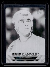 2024-25 UD Canvas Black Printing Plate 1/1 Joe Nieuwendyk 1/1 Calgary Flames