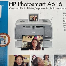 NEW HP Hewlett Packard Photosmart A616 Printer Factory Sealed